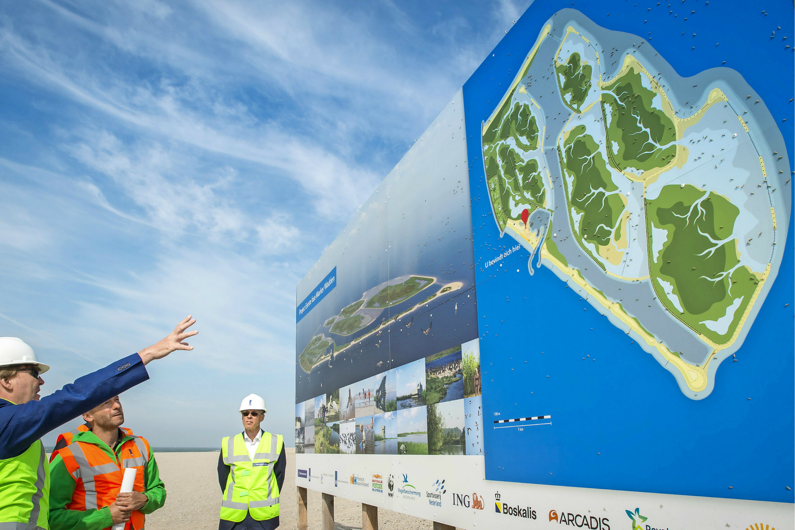 HAL Investments heeft onder meer een flink belang in watersectorkampioen Boskalis, dat mederealiseerder is van de Marker Wadden. - Foto: ANP