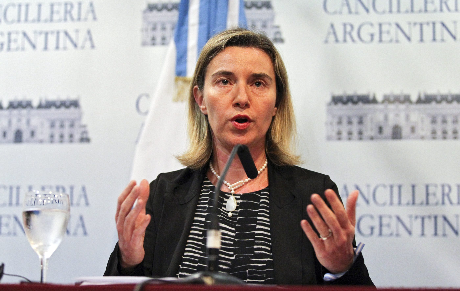 Federica Mogherini, de Italiaanse hoge vertegenwoordiger voor buitenlandse zaken.<br /><em>Foto: EPA</em>