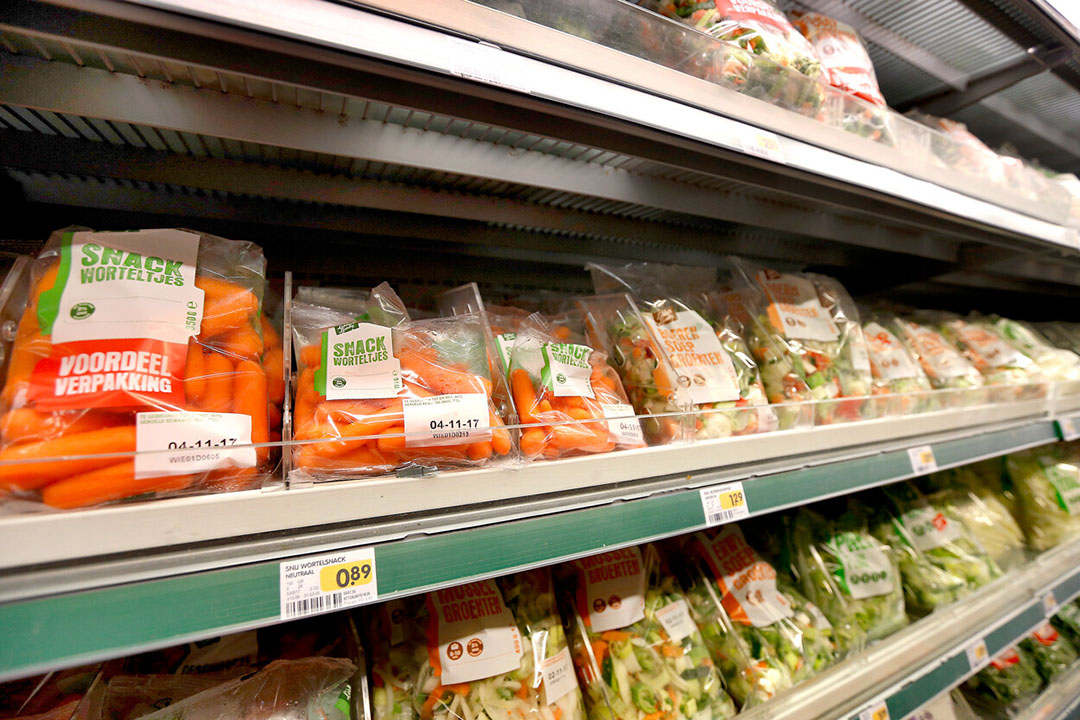 Producten op het schap in een supermarkt. - Foto: ANP