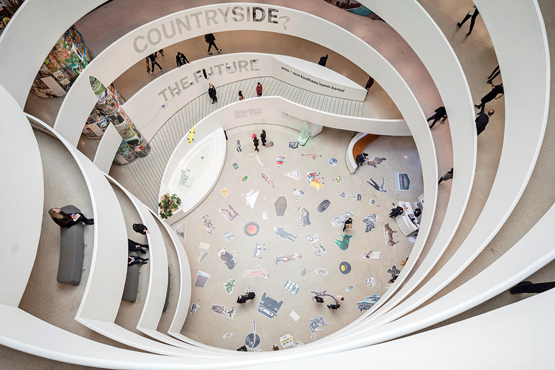 De tentoonstelling van Rem Koolhaas in het Guggenheim moest een maand na opening alweer dicht vanwege het coronavirus. - Foto: Laurian Ghinitoiu