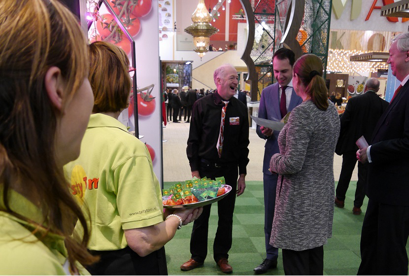 Van Dam op de Duitse consumentenbeurs GrüneWoche. Foto: RBI