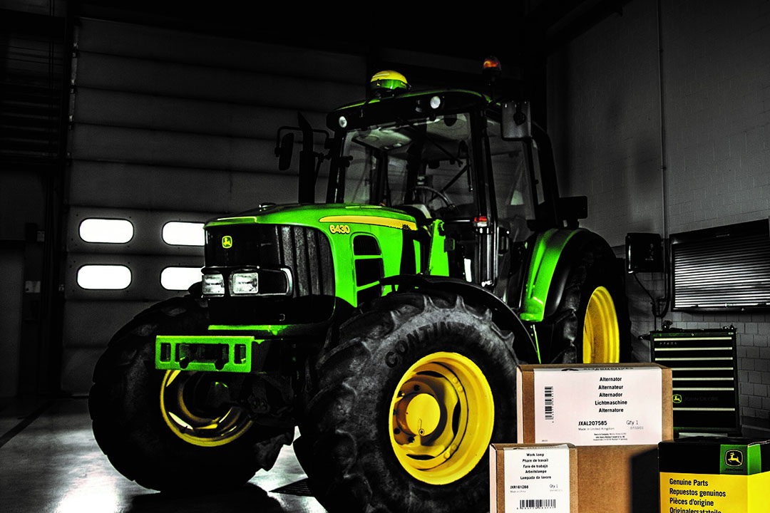 John Deere biedt een inspectieprogramma en drie gradaties onderdelen voor oudere machines. - Foto: John Deere