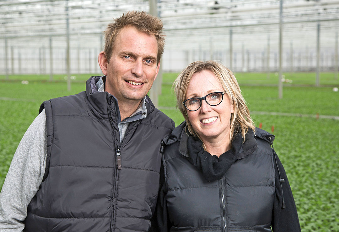 Sabine van den Berg en René Verdonk. - Foto: Lex Salverda