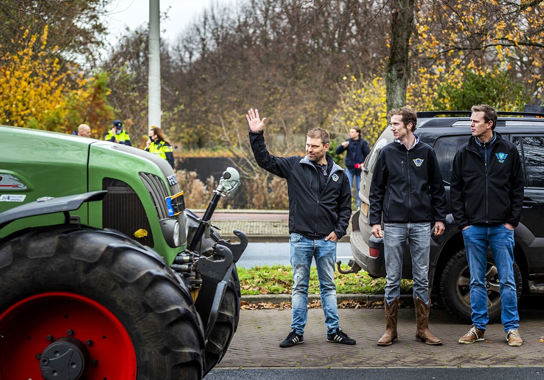 Archieffoto van blokkade door FDF. - Foto: ANP/Remko de Waal