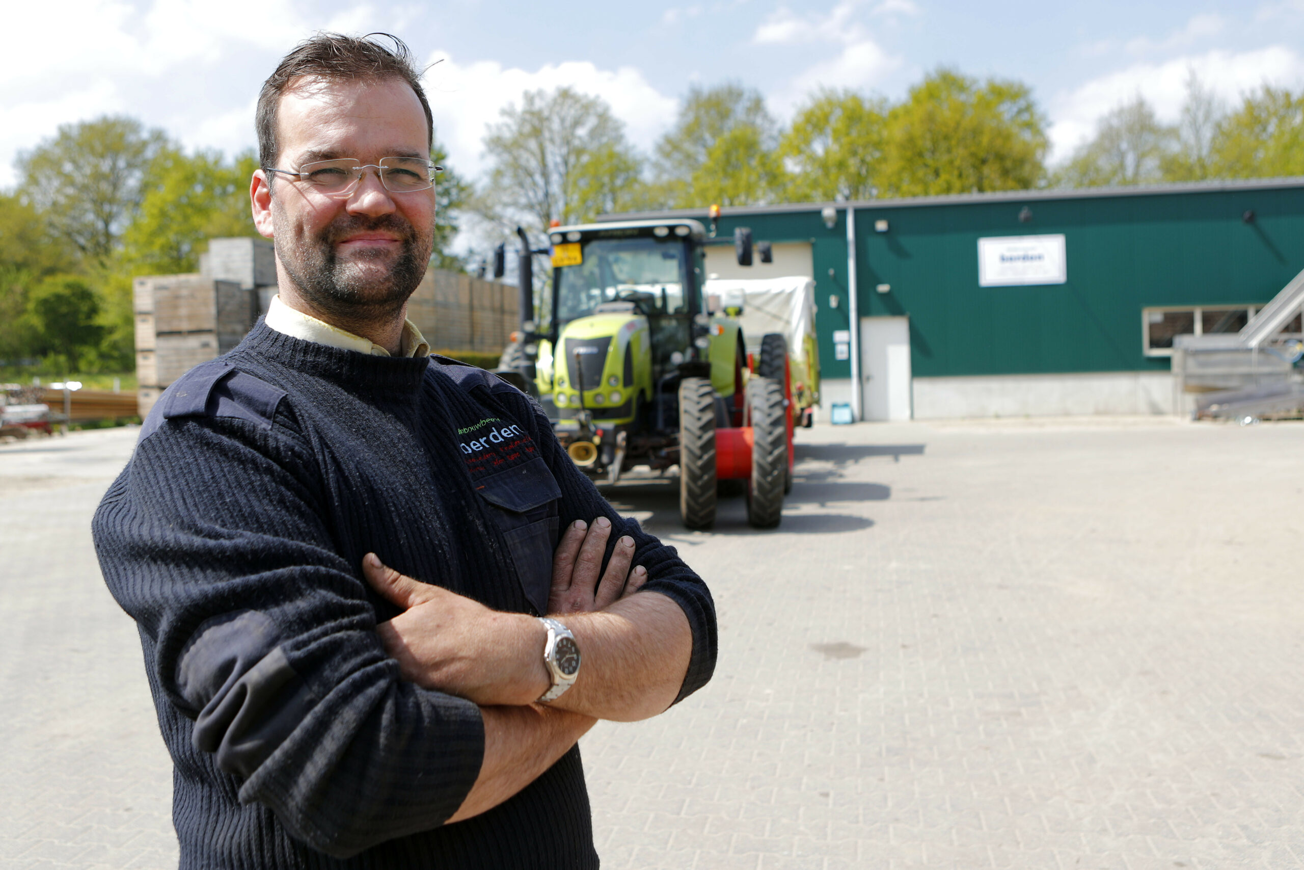 Luc Berden van Berden Tuinbouwbedrijf BV in Venlo - Foto: Bert Jansen