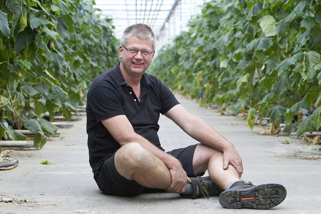 Willem Doorn op zijn bedrijf in Heerde.- foto: Ronald Hissink