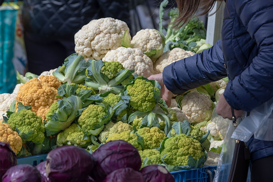 Twintig jaar geleden pronkte bloemkool bovenaan de lijst van meest gekochte groenten in Nederland. Nu staat deze groente op de zesde plaats. - Foto:  Canva