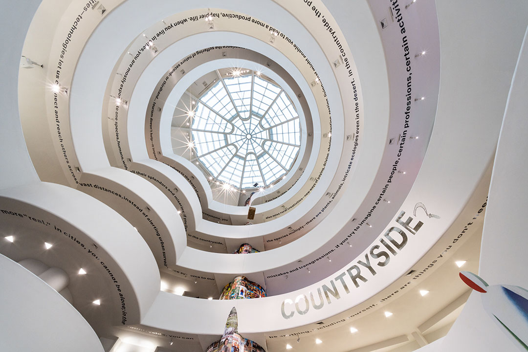 De ‘tuinbouwtentoonstelling’ van Rem Koolhaas in het Guggenheim in New York. - Foto: David Heald