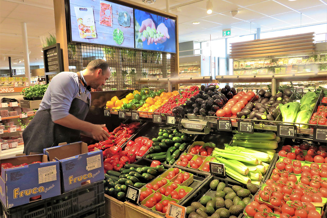 Nutri-Score mag niet niet zichtbaar zijn in het schap met verse, onbewerkte AGF. - Foto: Misset