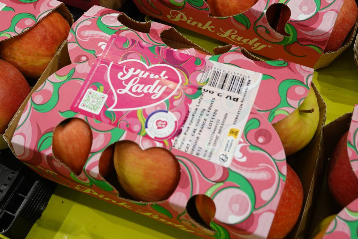 Franse afzetorganisaties hebben met Pink Lady-appels een sterk merk in handen in de internationale handel. Foto: ANP