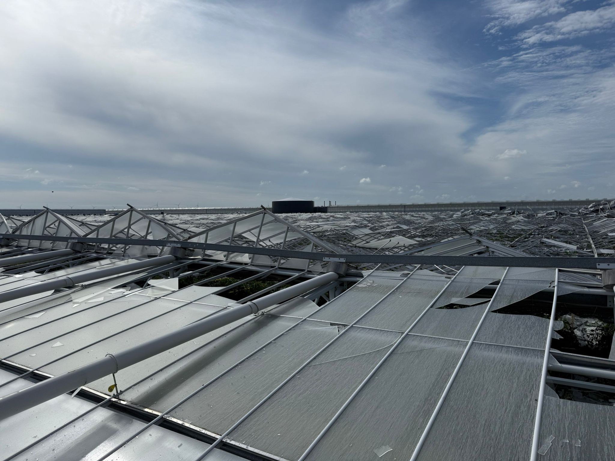 Kas Agro Care Middenmeer ingestort na werkzaamheden